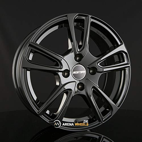 1 CERCHIO IN LEGA GMP Astral 7x17 4/100 ET40 C.B. 73,1 Glossy Black
