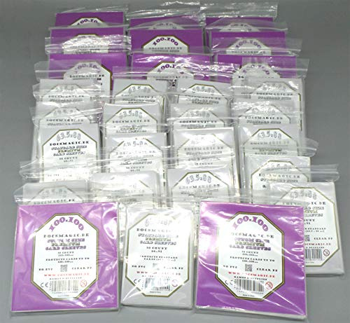 docsmagic.de Etherfields Full Premium Card Sleeves Bundle 29 Packs 63.5 x 88 & 100 x 100-1450 Kartenhüllen