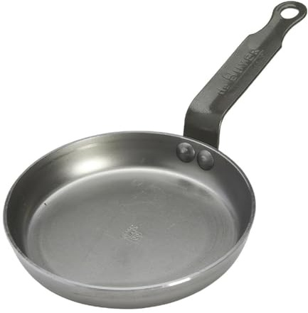 De Buyer Mineral B Steel Blinis Pan, 140 mm