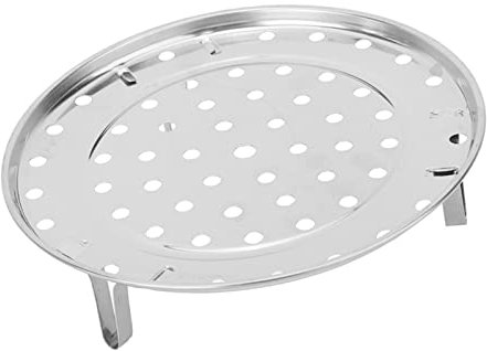 Zisemeil Steaming Plate 20cm/24cm/26cm Steamer Plate Stainless Steel Steam Holder Tray Shelf Cooking Accessories (Small Diameter 20cm)