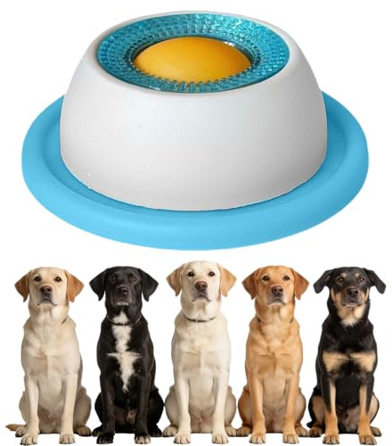Bol De Léchage pour Chien, Tapis De Léchage Chien, Bol À Lécher pour Chien À Alimentation Lente avec Ventouse, pour Animaux De Petite Et Moyenne Taille (pour Les Chiens)