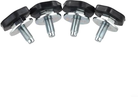 CNANRNANC 4 almohadillas de absorción para lavadora de tambor, alfombrilla antivibración, pies fijos con equilibrio de tornillo para reducción de vibraciones y protección del suelo