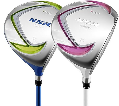 #1 W/#5 W hybrid järn trä klubb högerhänt golfklubbor trä med huvudbonad, pojkar flickor trästång golfdriver för junior Fairway trä golfsport