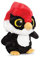 Aurora World 60379 - Yoohoo and Friends Woodee Specht Plüsch, 8 Zoll, schwarz/rot/weiß