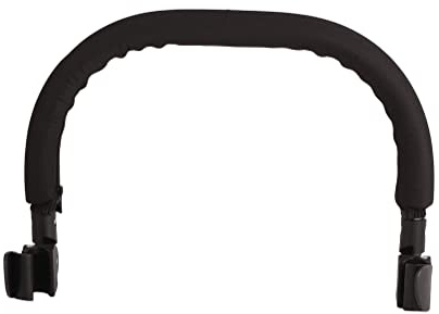 Parachoques ajustable para cochecito, reposabrazos, mango, barandilla universal, reposabrazos, paragolpes para cochecito, accesorios para cochecito (negro)
