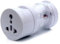 Adaptador Universal de Viaje Internacional, Todo en Uno, Kit de Convertidor con Funda, Blanco