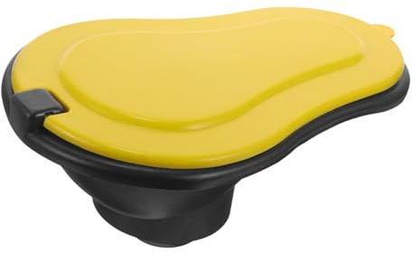 ZUNOXAZ Plastik Hocktoilette Baustellentoilette Tragbare Dickwandige Provisorische Outdoor Toilette mit Eimer Leichte Mobile Reisetoilette für Renovierung und Heimgebrauch