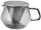 SiaBiced Cafetera de vertido con Mango, Filtro Incluido, Ideal para Uso en Cocina y Oficina, 500ml, Individual