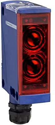Schneider Electric XUX0ARCTT16 Plastique Détecteur Photoélectrique Universel XUX, Multimode, Compact 92 x 71, 40m Portée Nominale, 1 O/1 F, 24-240V AC/DC