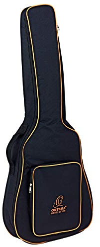Ortega Guitars Economy Series Bag - 4/4 Klassische Gitarren Tasche - Höhe 105 cm - Breite 40 cm - Mit Schultergurten - Nylon, Schwarz (OGBSTD-44)