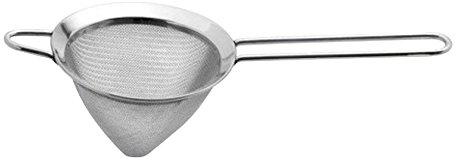 Weis Spitzsieb, Edelstahl, Silber, 25 x 10 x 6 cm