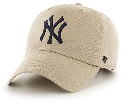 '47 New York Yankees MLB Clean Up Beige Verstellbare Cap One-Size