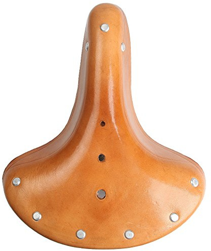 Artensky Selle de Vélo en Cuir Selle Siège Couverture Rétro Vintage Vélo de Route VTT VTC 26 * 21.5 cm