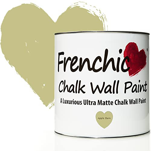 Frenchic Apple Barn Chalk Wall Paint, For Interior Walls & Ceilings, Ultra Matte, Washable & Scrubbable (2.5L)