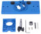 Topfband-Bohrschablone, 35mm Scharnier Bohrlehre Set, Scharnier Bohrschablone aus Robuster ABS-Kunststoff, Lochsäge Bohranleitung Locator, Für Tischbohrmaschinen(Blau)