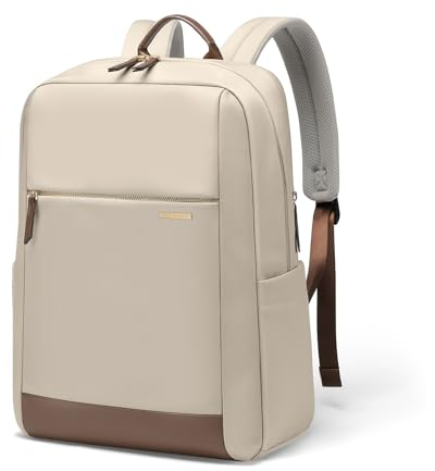 GOLF QUALITY Zaino PC Portatili 15.6 Pollici,Grande Zaino Donna Uomo Porta PC, Backpack Computer da Business Notebook Viaggio Ufficio Lavoro,Albicocca
