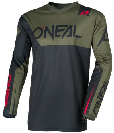 O'NEAL Element Jersey Mens Racewear Black/Olive Large