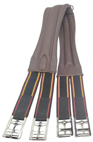 Cinghia antiscivolo per cavalli - Cinghia per sella resistente per cavalli con vestibilità sicura, perfetta per cinghie inglesi(brown,40inch)