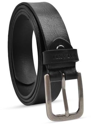 VALANTI Leather Belts for Women – Premium Genuine Leather Waist Belt for Jeans, Dresses & Workwear | Adjustable Trim-to-Fit 30mm Ladies Belts with Durable Metal Buckle | Classic Women Belt