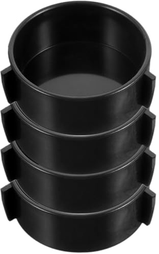 Veemoon Set 4 Ciotole in Ceramica per Alimentazione e Acqua Rettili, Piatto D’Acqua Multifunzione per Terrari, Resistente all’Usura e Facile da Pulire, Accessori per Terrario Rettili