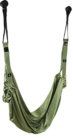 Alomejor Sangle de Yoga, Entraîneur Multifonction D'assistance à la Flexion du Dos avec Longueur Réglable et Conception de Suspension à la Porte pour étirer la Taille des Jambes et le