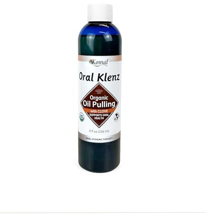 AyurBest Oral Klenz Clove/Oil Pulling, USDA Certified Organic, 8 fl oz