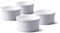 WM Bartleet & Sons 1750 TSET40 Set of 4 Traditional Porcelain Ramekins 9cm Diameter– White