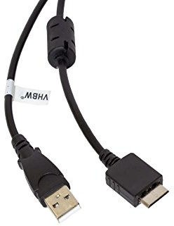 vhbw USB Datenkabel (Typ A auf MP3 Player) Ladekabel kompatibel mit Sony Walkman NWZ-E574, NWZ-E575 MP3 Player - schwarz, 150cm