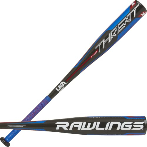 Rawlings Jungen 2022 Threat USA Baseballschläger (-3), 73,7 cm, Multi, Einheitsgröße