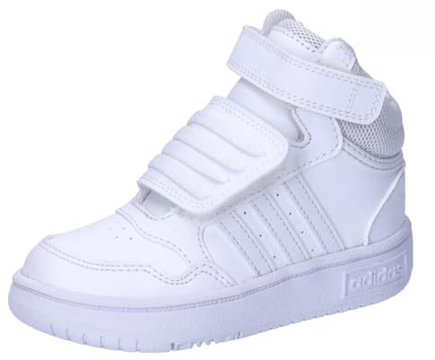 adidas Unisex Kinder Hoops Mid Shoes Schuhe, Cloud White/Cloud White/Cloud White
