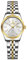 OLEVS Bicolor Uhren Damen Silber Gold Metallarmband Elegante Edelstahl Damenuhren Wasserdicht Klein Weiß Zifferblatt Armbanduhr Damen mit Datum Quarz Analog Damenarmbanduhr Leuchtende Geschenke