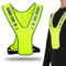 VONJUMA Giubbotto Catarifrangente Gilet Riflettente Alta Visibilità Giubbotto Fluorescente Sicurezza Catarifrangente Uomo E Donna Bretelle Catarifrangenti Running Regolabile Giallo Per Corsa Ciclismo
