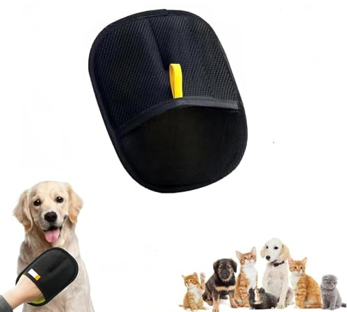 Pet Hair Remover Glove,Guanto per rimuovere i peli, spazzola per peli di gatto, magica riutilizzabile per peli, rullo con peli di animali, epilatore per divano, albero per gatti letto tappeto (1)
