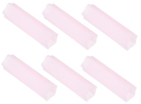 Healeved 6 pièces Manchons en silicone pour ciseaux et pince à épiler manucure gaines souples et boucliers de pointe accessoires légers compatibles pour kit manucure Couleur Aléatoire