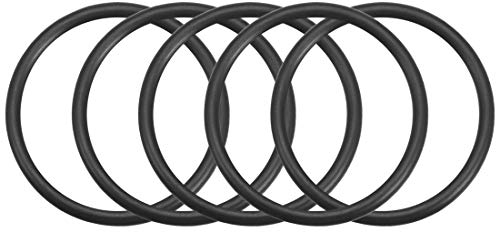 sourcing map Joints Toriques en Nitrile Caoutchouc 45mm OD 38mm ID 3.5mm Largeur Métrique Nitrile Caoutchouc Joint Étanchéité Paquet de 5