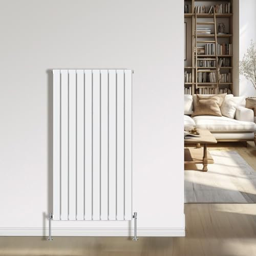 NRG White Radiator 1600x680mm- Single Flat Panel Interior Bathroom Radiators