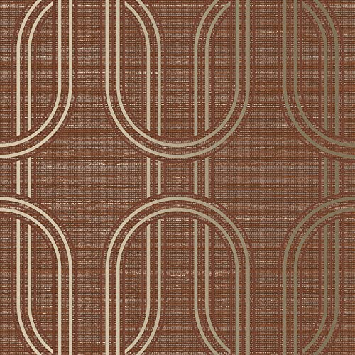 Boutique Ruby Indulgent Geometric Wallpaper | Paste The Wall | Red Geometric | Eco-Friendly