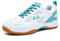Unisex Badminton Schuhe Indoor und Outdoor Sportschuhe Herren (weiß grün,39)