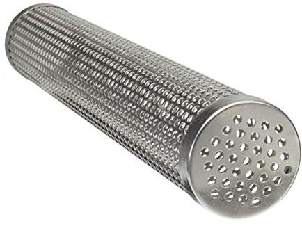 Forno per affumicatura a tubo per verdure, griglia densa, acciaio, acciaio inossidabile, cucina, sala da pranzo e bar, girevole a tre zampe regolabile in altezza con (B, taglia unica)