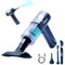 FARNAJ Car Vacuum Cleaner, Dual Gear 10000PA Suction Portable, Cordless, Handheld, Mini Vacuum Powerful Car Hoover - Multi-Function Accessories - Car, Home, Kitchen & Office Cleaner, USB, Black