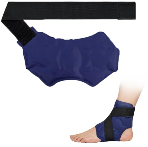 YDYSAA Fascia Ghiaccio Per Caviglia Tasca In Gel Caldo Freddo Cuscinetti Refrigeranti Riutilizzabili Per Caviglia- Per Alleviare Il Dolore, Lesioni Ai Piedi, Gonfiore Alla Caviglias