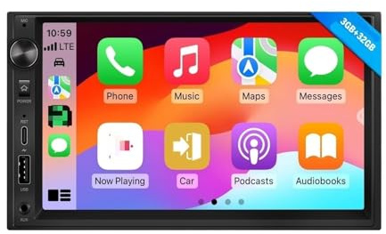 Sistema di navigazione per auto Per eonon 7 IPS 2 Din Car Stereo Radio Android 14 Navigazione GPS DSP CarPlay No DVD