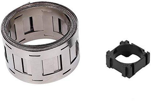 Battery Combine Holder High Strength ABS Lipo Battery Bracket for Electric Vehicle Solar Energy Storage Batteries 100pcs with 6.6ft Plated Connecting Sheet