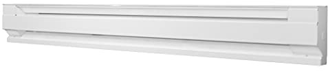 Cadet Manufacturing 09956 240-Volt White Baseboard Hardwire Electric Zone Heater, 1500-Watt, 72-Inch