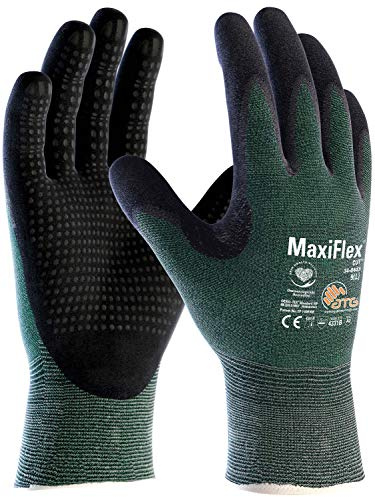 ATG Handschuhe 34-8443 Schnittschutzhandschuhe MaxiFlex Cut grün/schwarz 9