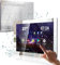 Haocrown 27 inch Touchscreen Smart Bathroom Mirror TV 1080P Screen Brighten Plus IP66 Waterproof Television for Bathroom Suna gym shower room|Built in Speakers,Wi-Fi,Bluetooth,HDMI,DVB-T/T2,DVB-S/S2