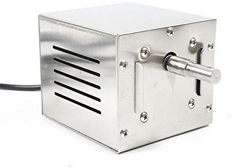 Grillmotor, Edelstahl BBQ Rotisserie Motor 60KG Elektrogrill Elektromotor Drehspieß 220V 25W Spanferkelgrillmotor Roaster Grill Zubehör