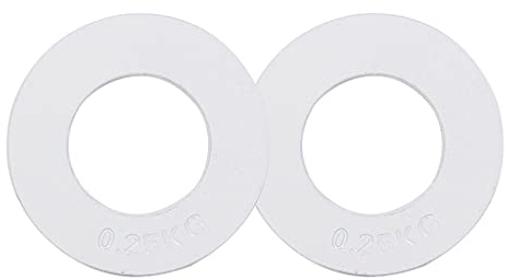 Plates Fraktionerad Olympic Viktskivor Set med 2 Plattor - 0,25 kg 0,5 kg 0,75 kg fraktionerad Viktskivor Skapat för Olympic Barbells (Size : Blue 0.5kg)