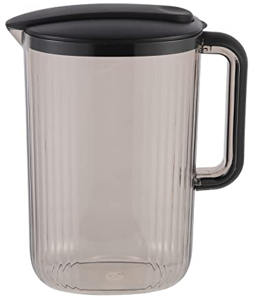 Luxshiny Wasserkrug Saftkrug Kunststoff Krug Wasserkaraffe mit Deckel Wasserkanne Saftkanne Kühlschrankkrug Eistee Kanne Teekanne Getränkekanne für Kaltes Heißes Wasser Eistee Tee Getränke 2200ML