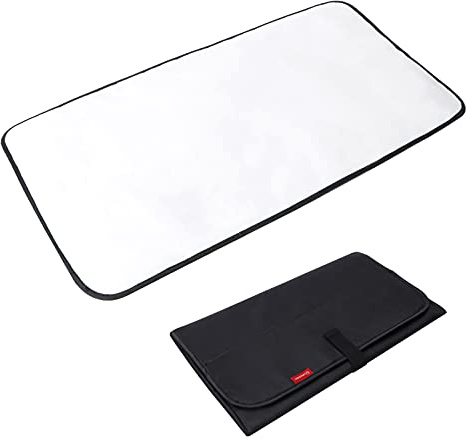 Lekebaby Matelas à langer pliable pour bébé, tapis à langer de voyage, tapis à langer portable, noir